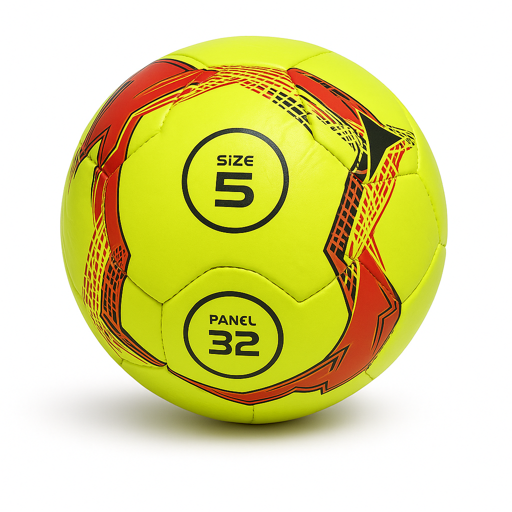 Denim Football, Size 5, Hand Stitched, Pvc Football, 32 Panel